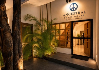The entry into Ancestral Peace House